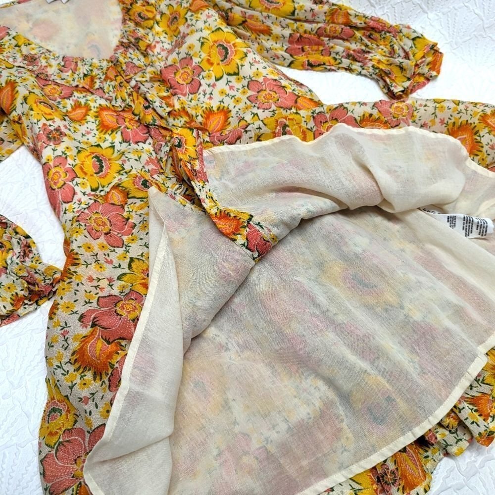 CLEOBELLA | Lucia Floral Audrey Dress sz S - Picture 5 of 13